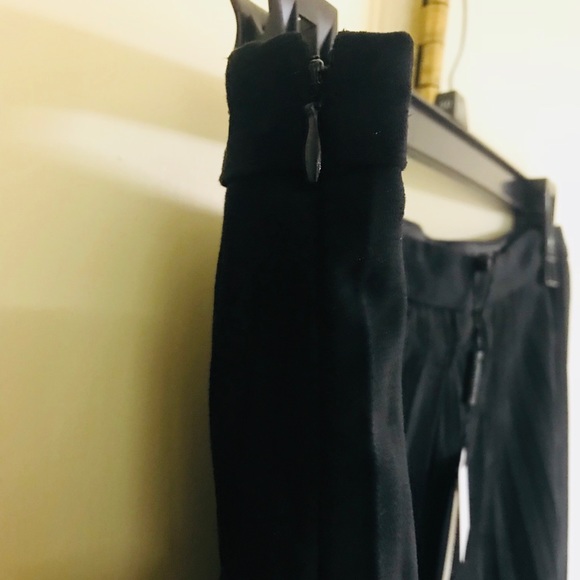 NWT Calvin Klein Accordion Pleat Faux Suede Skirt - Picture 6 of 7